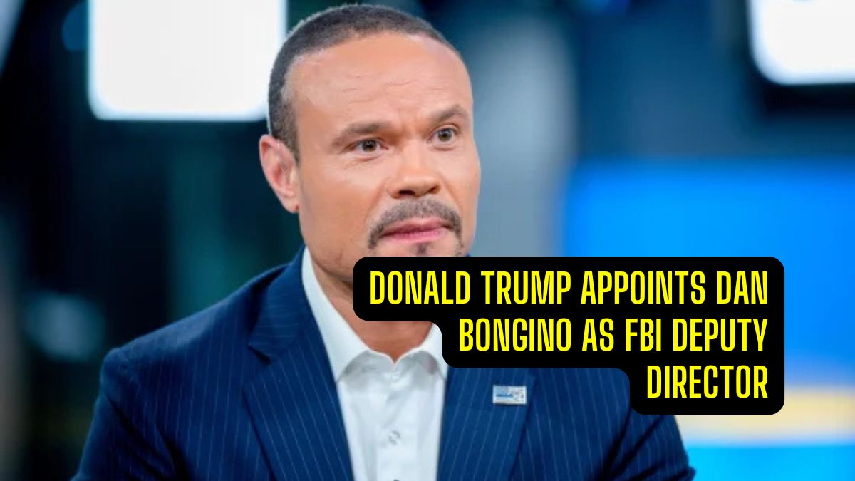 Donald Trump Appoints Dan Bongino as FBI Deputy Director